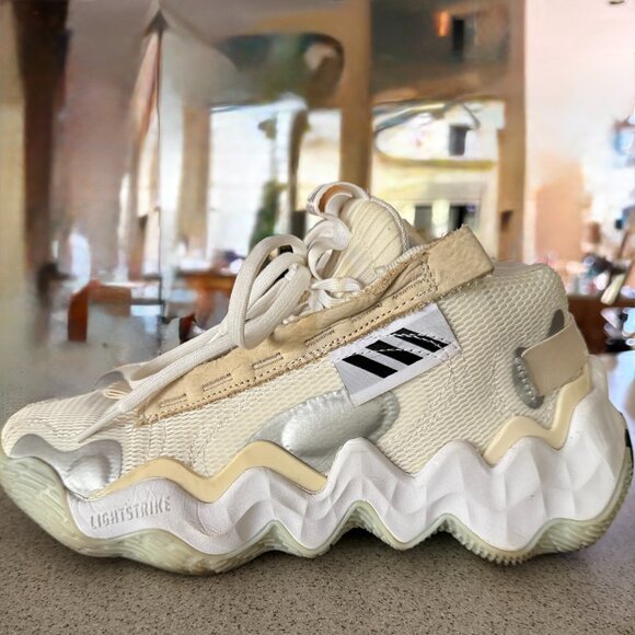 Adidas Crazy 1 ADV Lightstrike Sneakers — Women’s 6.5 (Off White / Cloud White / - Picture 1 of 5